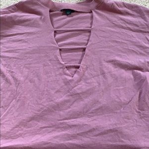 cropped short sleeve shirt